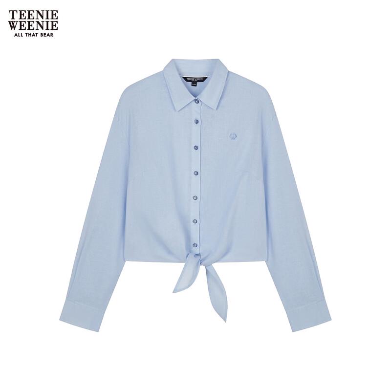 Teenie Weenie Women's Summer 2026 Knot Design Long Sleeve Shirt