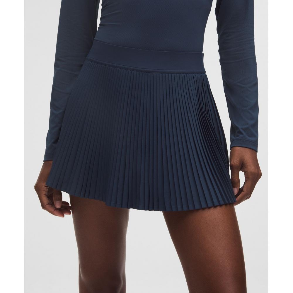 Lullulemon Replicate High-Rise Pleated Tennis Skirt Clbl