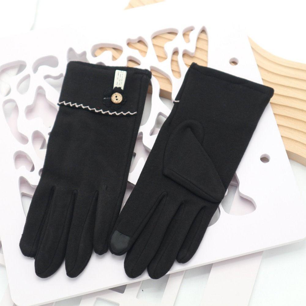 Thick Winter Thermal Gloves Keep Warm Female Driving Glove  Gloves  Youth Student
