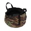 Folding Bucket, Footbath Bucket, Durable, Easy To Store, Lightweight, Polyester, Multipurpose (Camouflage) Washtub