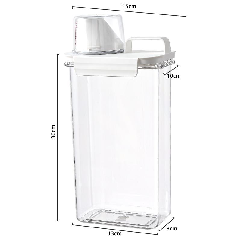 Food Sealed Tank Plastic Storage Box Multigrain Grain Storage Rack Household Storage Tank 2300ml
