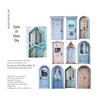 Mo Mo Retro European Style Wooden Door Collage Stickers - Dreamy DIY Scenery for Journals and Decor