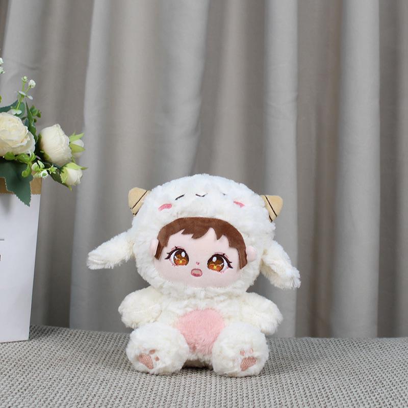 Chinese Zodiac Plush Toy: Dress-up Mascot Doll for Kids' Birthday Gift
