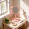 Doll Miniature Mirror Set, Desk Mirror, Rotating Head, Alloy Material, Suitable for