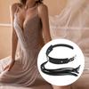 Choker in Ecopelle con Guinzaglio a Frange Regolabile Fatto a Mano Gotico Punk Nero Collare da Collo Bondage Donna Coppia Adulti Giocattolo Sessuale