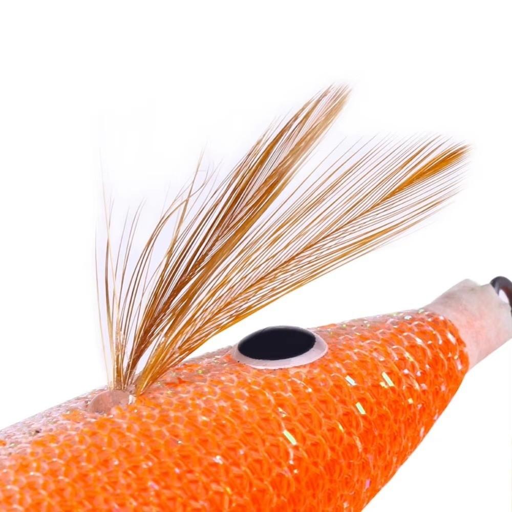 2pcs Luminous Design Hard Bait Lure 11CM-13G Size Wooden Shrimp Bait New Fishing Lure Set For Bass