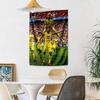 Borussia Dortmund Wanddekoration Wandteppich Kunst Für Haustier-Gedenken Geburtstag Hochzeitsparty Hintergrund Familiengeschenk