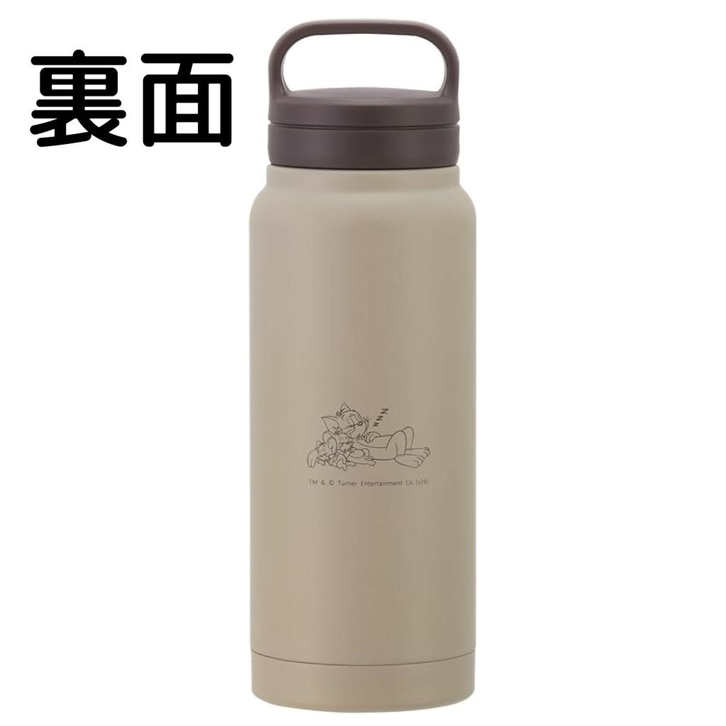 Skater Insulated Stainless Steel with Screw Tom and Jerry Nap Mug, 500ml, Handle, Design, STSC5-A
