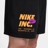 Nike Letter Lace-Up Mid-Waist Loose Casual Shorts Men shorts Black FN3993-010