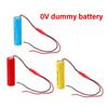 0V Not Conduction 18650 Battery Simulating Shell Battery Placeholder for Electronics Power Adapters Appliances Toys