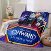1pc, Disney Pixar Onward Merchandise: Blue Home Decor Blanket Perfect for Couch, Bedroom, Living Room, Travel, Camping