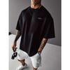 Men's Casual Short-Sleeve T-Shirt- Comfort Fit Summer Back Print, Loose Size, Crew Neck Top, Versatile Fashion, Comfortable Fabric