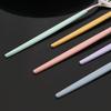 6Pcs Tea Coffee Stir Mini Spoons Small Mirror Stainless Steel Spoon Kitchen Accessories Colorful Silver Teaspoon Set Wholesale