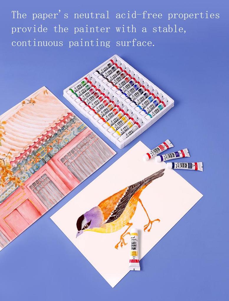 Aquarell-Skizzenbuch, mittlere Körnung, 300g - Perfekt für Schüler und Künstler