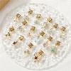 Zircon Eyes Star Heart Starfish Moon Gold Color Pendant Italian Charm Links Fit 9mm Bracelet Stainless Steel DIY Jewelry Gifts