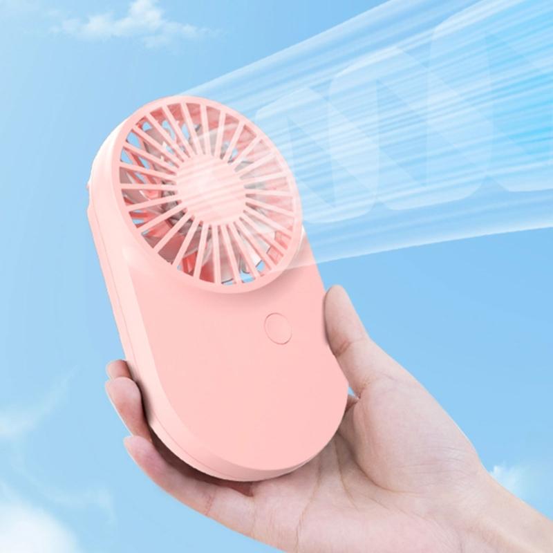 Lightweight USB Fan Multifuntional Cooling Device Small Fan Handheld Powerful Fan Cute Desk Fan for Desk Travel Use