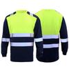 Construction Workwear Reflective Strip Long Sleeved T-Shirt Top