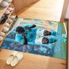 Manchester City Customizable Name Area Rug Perfect for Hallway Outdoor Living Rooms Playrooms Anti-slip Rug Decorate Offices Birthday/Christmas Gift