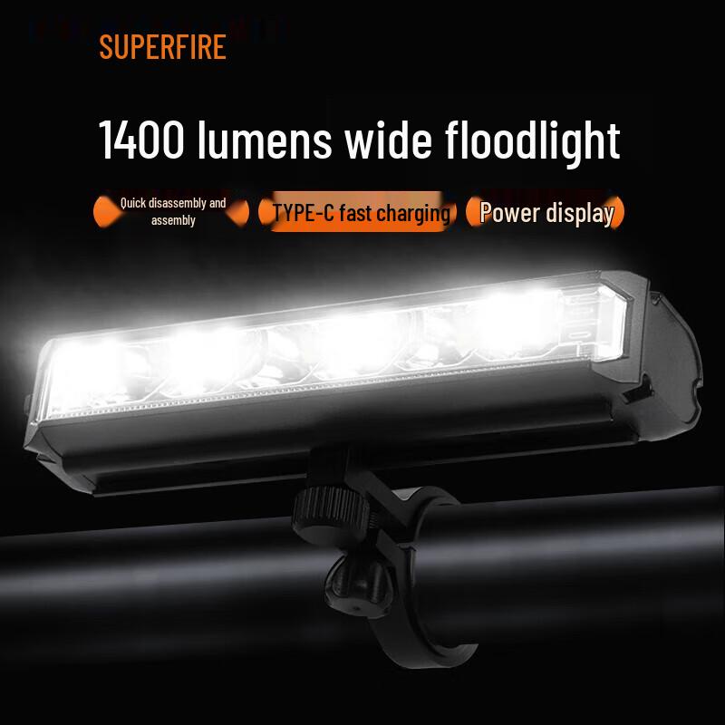 

High-Power Rechargeable Waterproof Bike Headlight Front Light