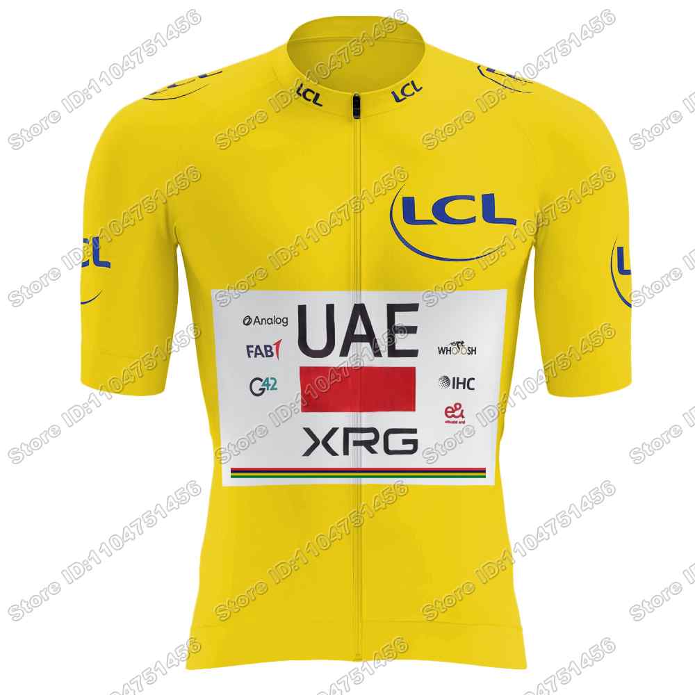 Team Tadej Pogačar Radtrikot Set Italien Frankreich Spanien Schweiz Tour Radsportbekleidung Herren Rennrad Trikot Trägerhose