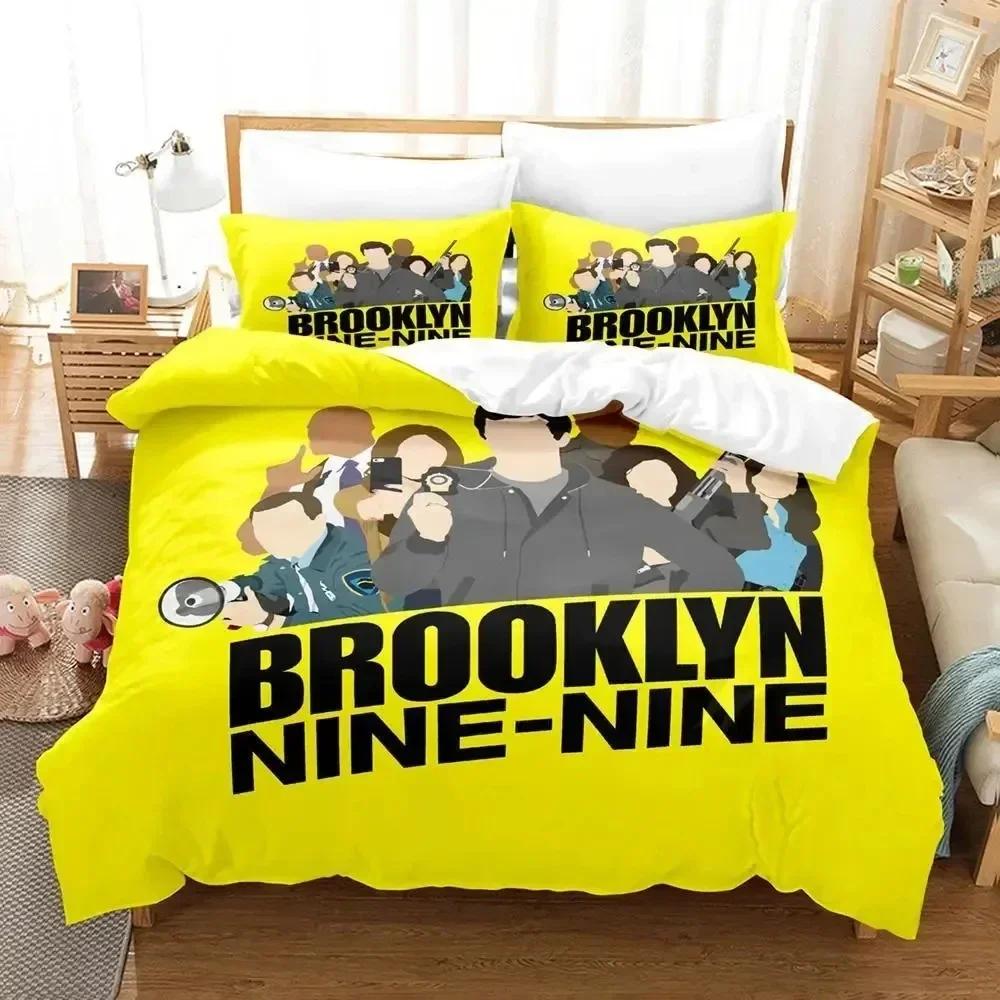 3D Print TV Trend Brooklyn Nine-Nine Comfortable Duvet Cover Pillowcase Bedding Set Children Bedroom Decoration Home Textile