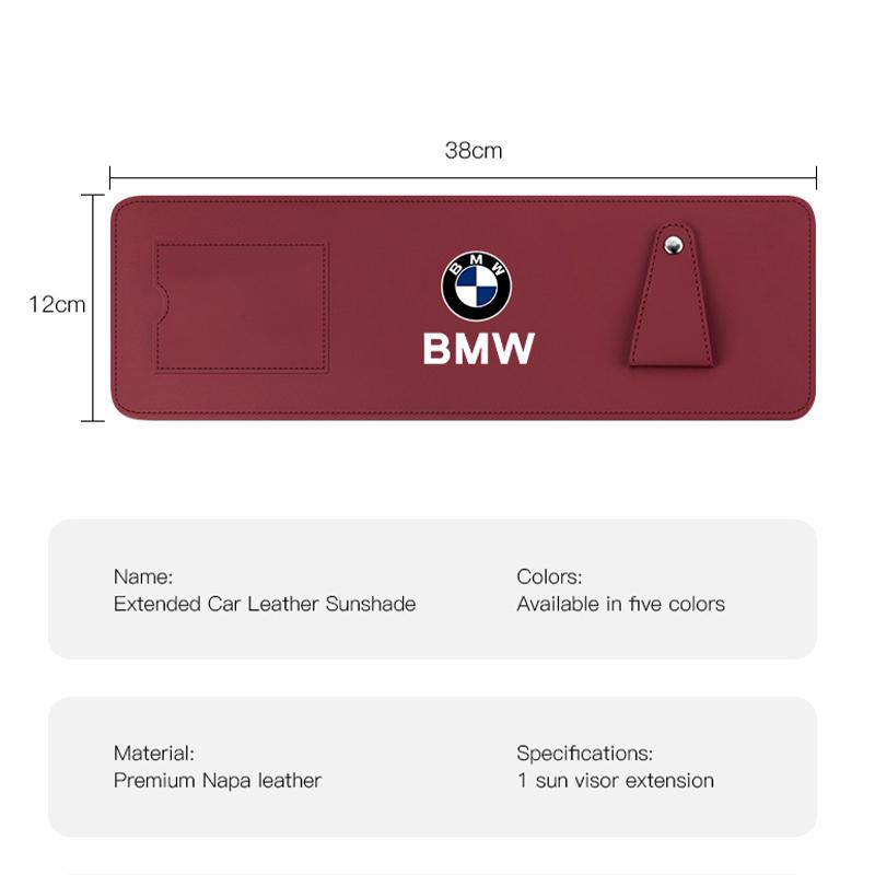 CXVA5 Car Decal Car Sun Visor Extension Panel For BMW F30 E90 F20 E46 E60 E70 E39 Anti-glare UV Sun Shield Card Holder Glasses Holder