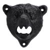 1Pc Cast Iron Bear Shape Wall Mounted Beer Soda Glass Bottle Cap Opener Kitchen Bar Tools Hot