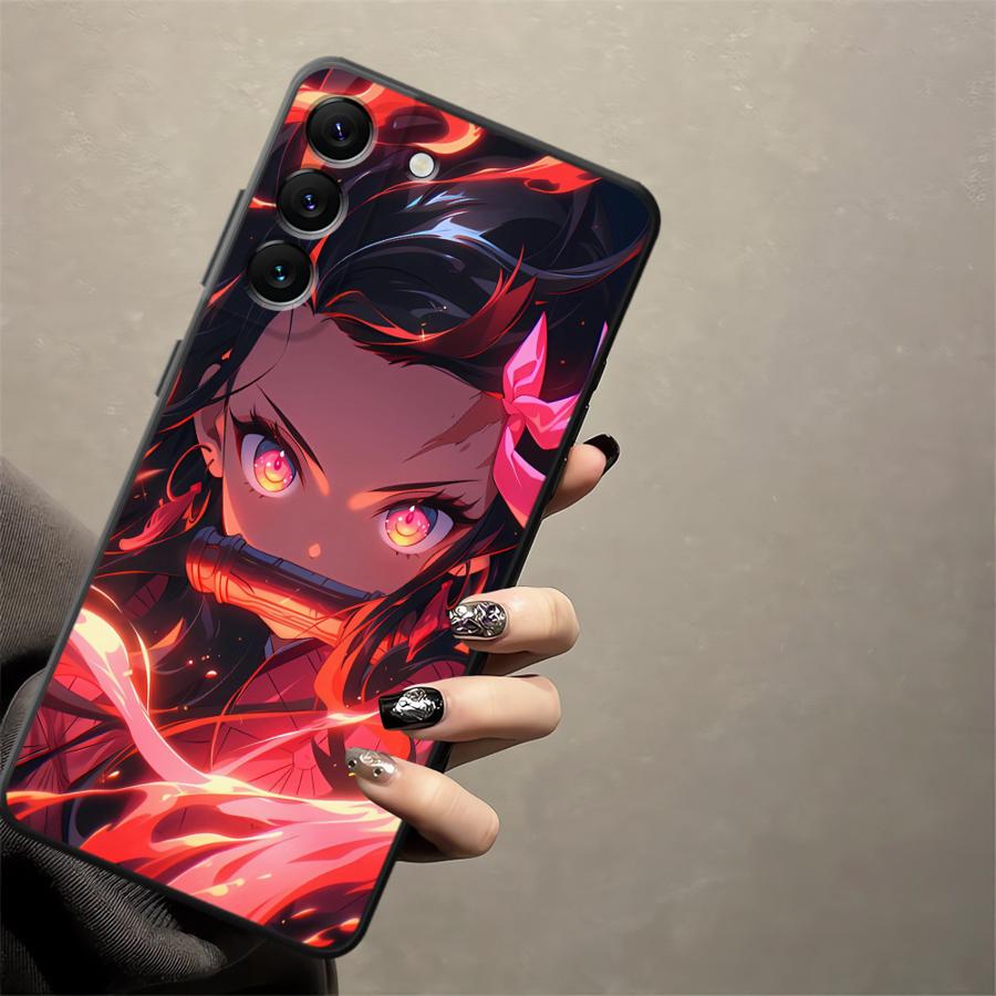 Demons Anime Slayer Soft Back Phone Cover Case for Samsung Galaxy A05 Note 20 Ultra 9 10 A01 A02 A03 A30 A40 A06 A04 A10 A20 A50