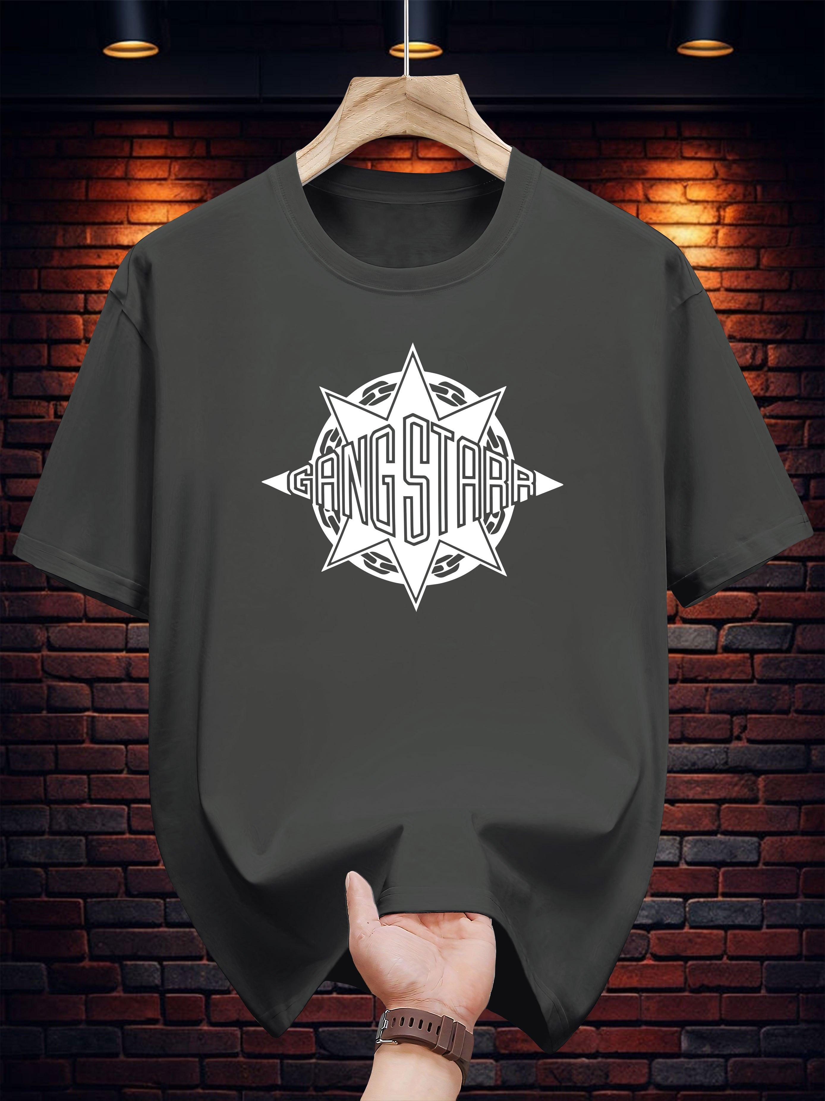 GANGSTAr Graphic Print T-shirt -Cotton M