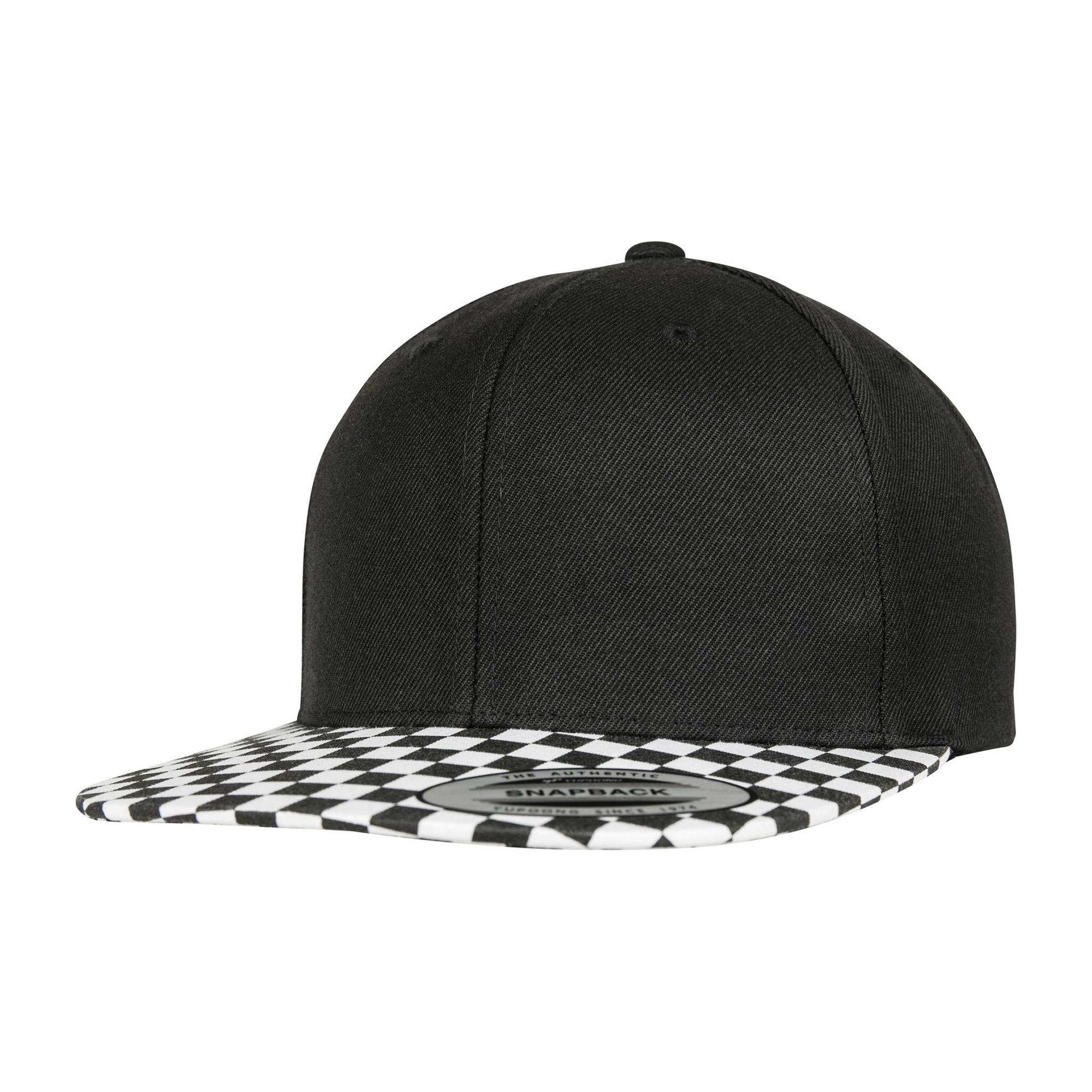 Flexfit by Yupoong Checkerboard-snapback-pet One Size zwart/wit