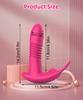APP Stoßvibrator für Frauen Klitorisstimulator Rotierend Teleskopisch Tragbarer Dildo G-Punkt Massage Sexspielzeug für Erwachsene für Frauen