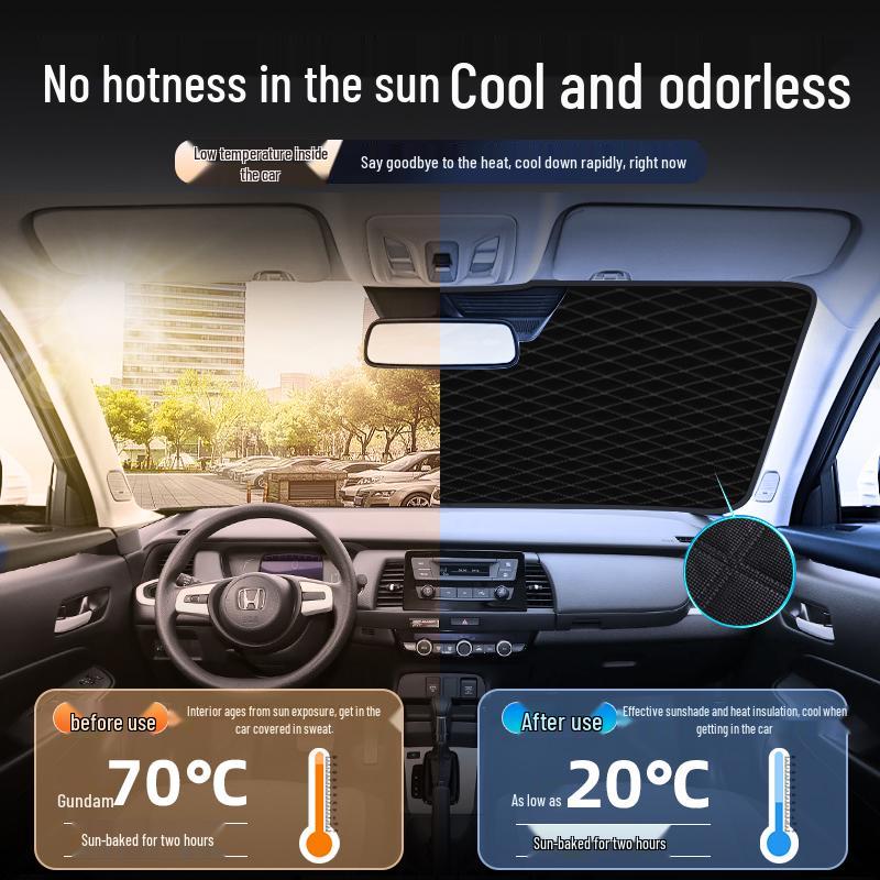 Honda Fit 4. Generation Sonnenschutz: Hitzeschutzvisier, Regenschirm, Vorhang, Windschutzscheibenabdeckung.