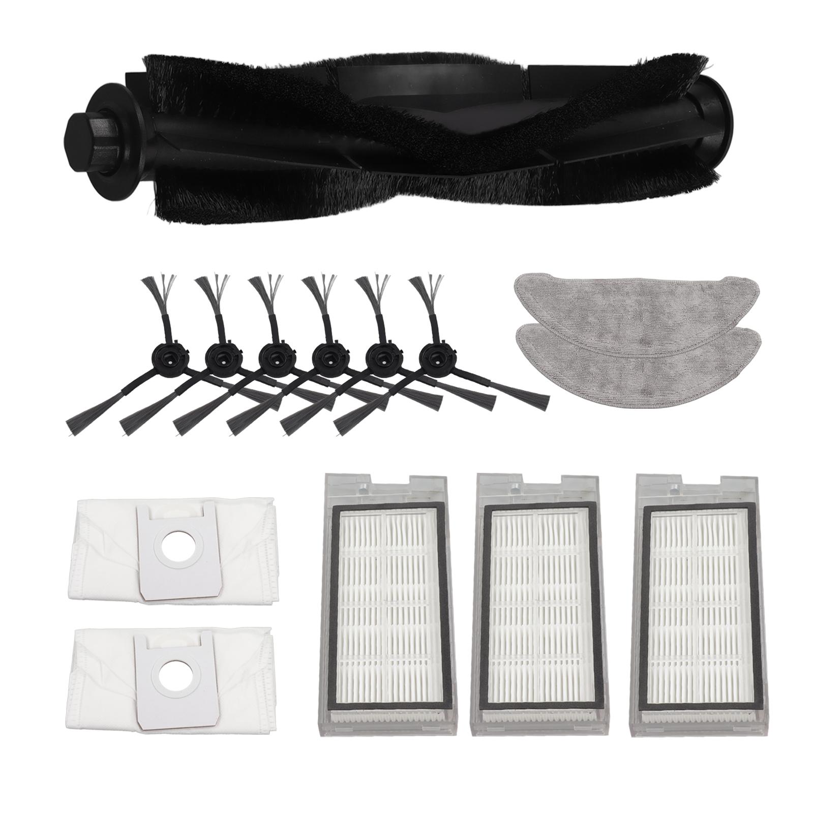 

Robot Vacuum Cleaner Accessory Brush Dust Bag Cleaning Cloth Set Kit for EVE PLUS