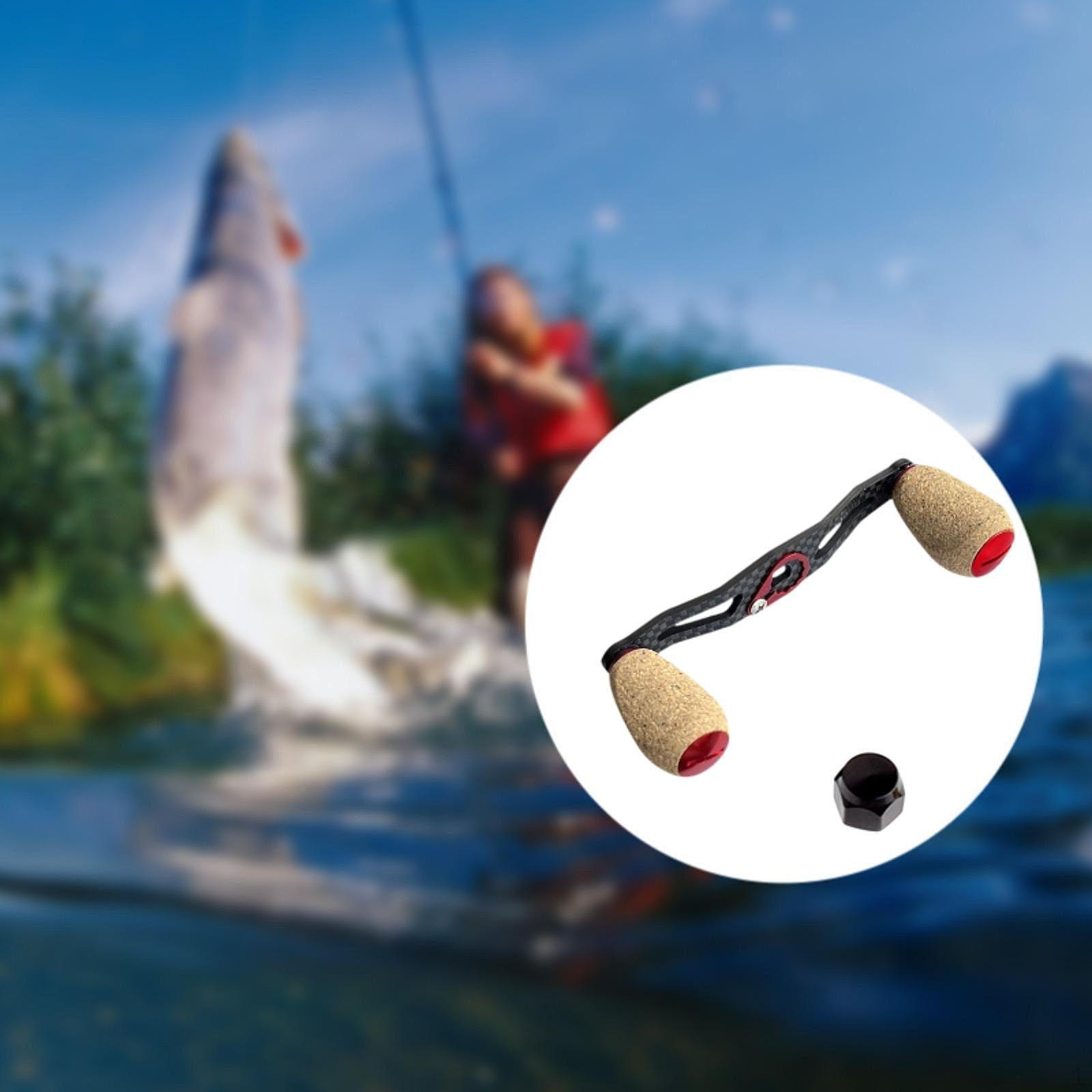 

Ручка рыболовной катушки из углеродного волокна с ручкой управления для наживок