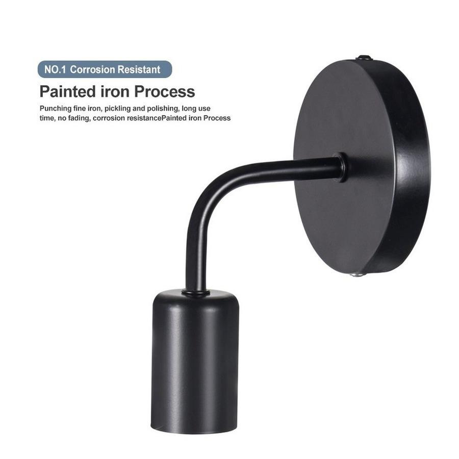 New Perfect Nordic Retro E27 Wall Lamp for Bedroom Bedside, Simple Living Room, and Corridor Aisle - Ideal Creative Background L