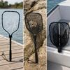 Folding Fishing Landing Net Sturdy Silicone Mesh Strong