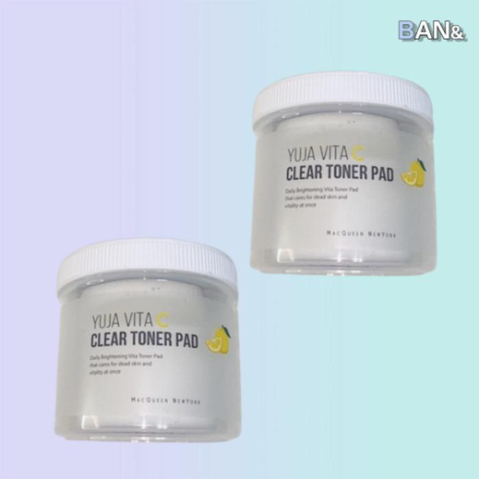 

New York Yuzu Vita C Clear Toner Pads 240ml x 100 sheets x 2 (200 sheets total) (30430251) Clear toner pads (100 sheets each) x 2