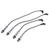 4Pcs Ignition Cable Set Compatible for Golf 6 Polo 5 T-iguan A1 A3 1.2 Replaces 03F905409B 03F905409C