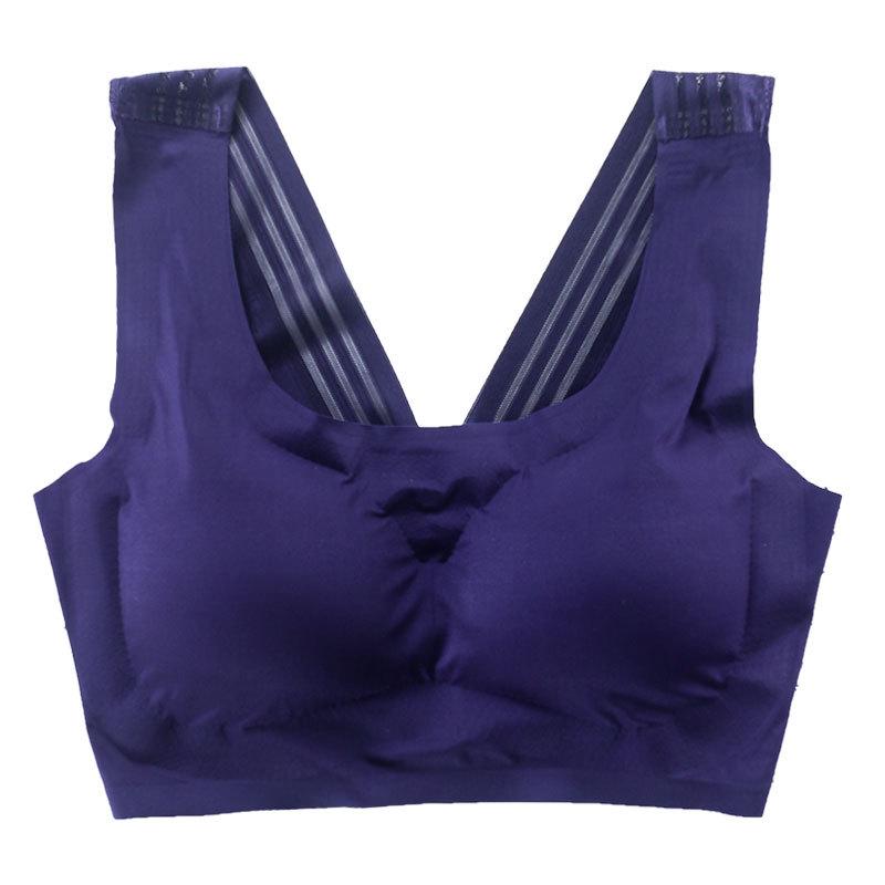 Nahtloser Sport-BH für Damen - Große Größen, Ohne Bügel, Schlafunterstützung, Stoßfest.