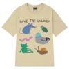 Funny Animal Pigeon  Rat Frog Fashion Graphics T Shirt Summer Cotton Casual Short Sleeve Tees Oversized Hip-hop Unisex T-shirts