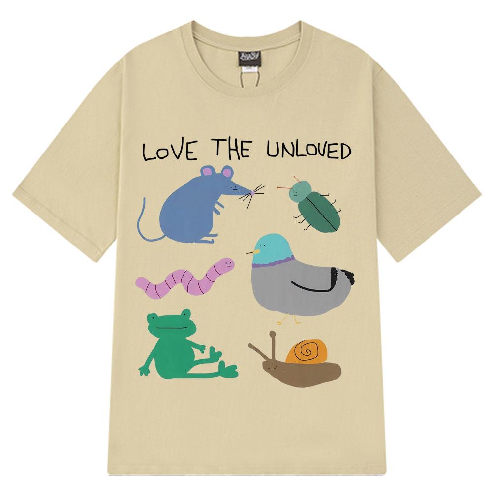 Funny Animal Pigeon Rat Frog Fashion Graphics T Shirt Summer Cotton Casual Short Sleeve Tees Oversized Hip-hop Unisex T-shirts