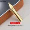 MAJOHN Ti-P141 Titanium Alloy Piston Fountain Pen Metal Hammer Pattern Version Fountain Pen School Office Supplies Stationery