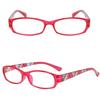 Fashion Vintage Portable Flowers Ultra Light Frame Eye Protection Anti-Blue Light Eyeglasses Reading Glasses