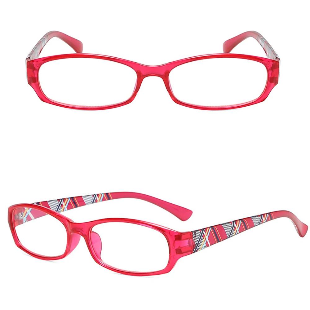Fashion Vintage Portable Flowers Ultra Light Frame Eye Protection Anti-Blue Light Eyeglasses Reading Glasses