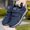 Diabetic Shoes Men Women Comfort Walking Shoes for Elderly Swollen Feet Orthopedic Adjustable Double Strap Hook Loop Sneakers
