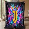 Coperta a tema Juventus FC Morbida coperta in flanella Coperta morbida tipo plaid Coperta accogliente per divano e letto per arredamento domestico