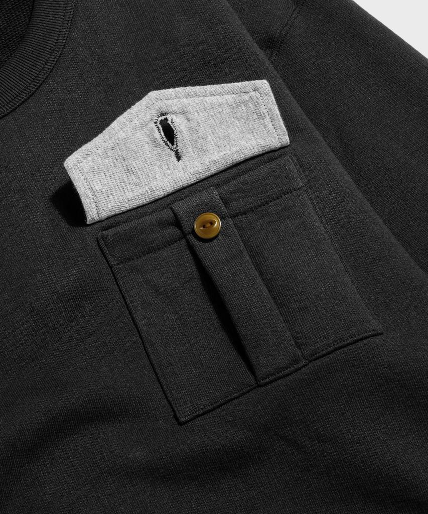 Beulonseun Military Pocket Sweatshirt Black