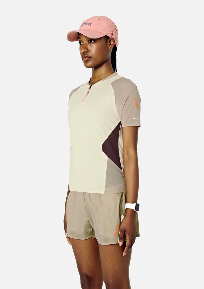 Callect 360-Vent Trail Quarter-Zip Shirt Women (Ivory) M/Free