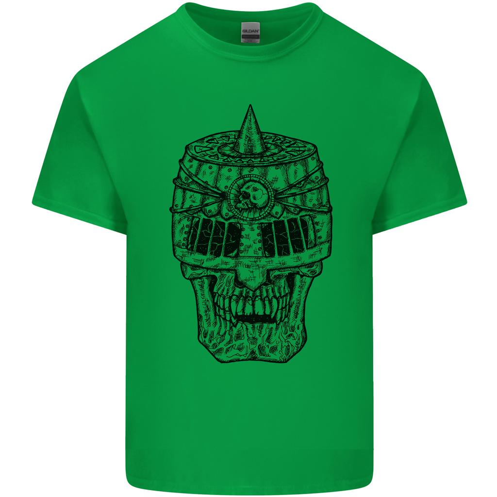 Medieval Skull Helmet Unisexs Light Cotton TShirt