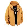 Lamb Fleece Jacket for Men In Autumn and Winter, Fashionable and Warm with Fleece Hooded Jacket, Fleece Jacket, Shaken Fleece Thick Cotton Jacket